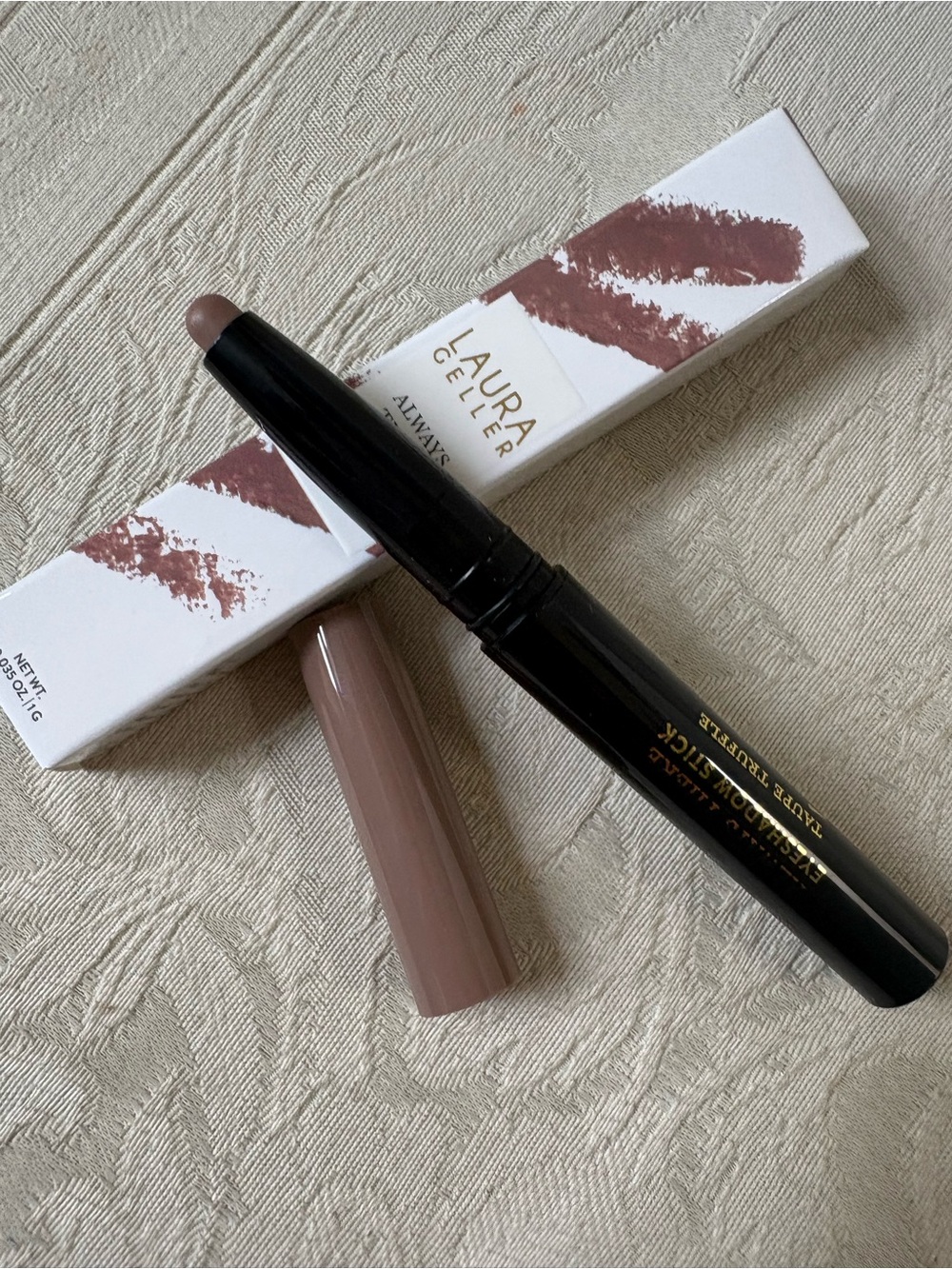 Laura Geller Always There Eyeshadow Stick Crayon Taupe Truffle BNIB - Picture 9 of 9
